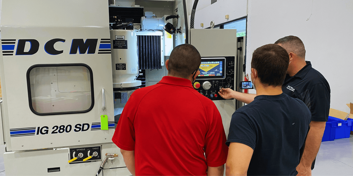 How To Use The Machine Dcm Tech Will Fully Train Your Staff On How To Use Our Grinder