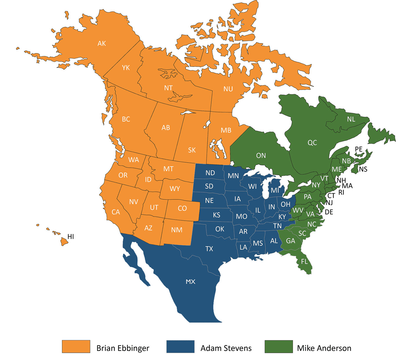 Map Of North America